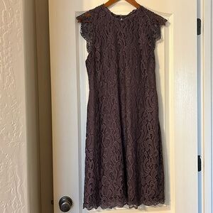 Xhilaration Light Plum Lacey Dress
